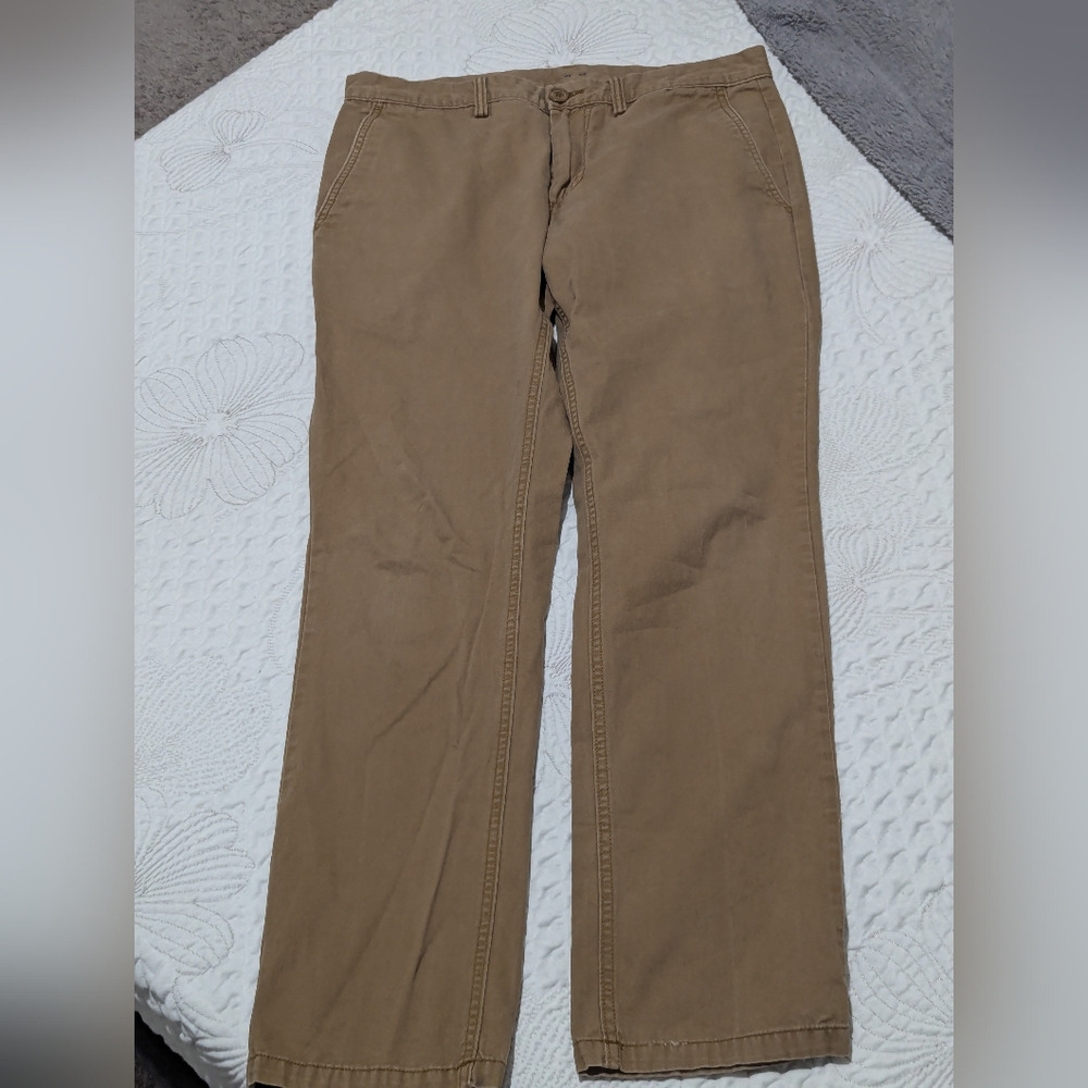 Diesel VY Mens khaki brown work pants chibos size 32x30 slim Fit 4 pockets